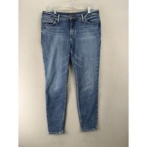Silver Jeans Most Wanted Skinny Jeans Women's 31x29 Mid Rise Blue Stretch Denim